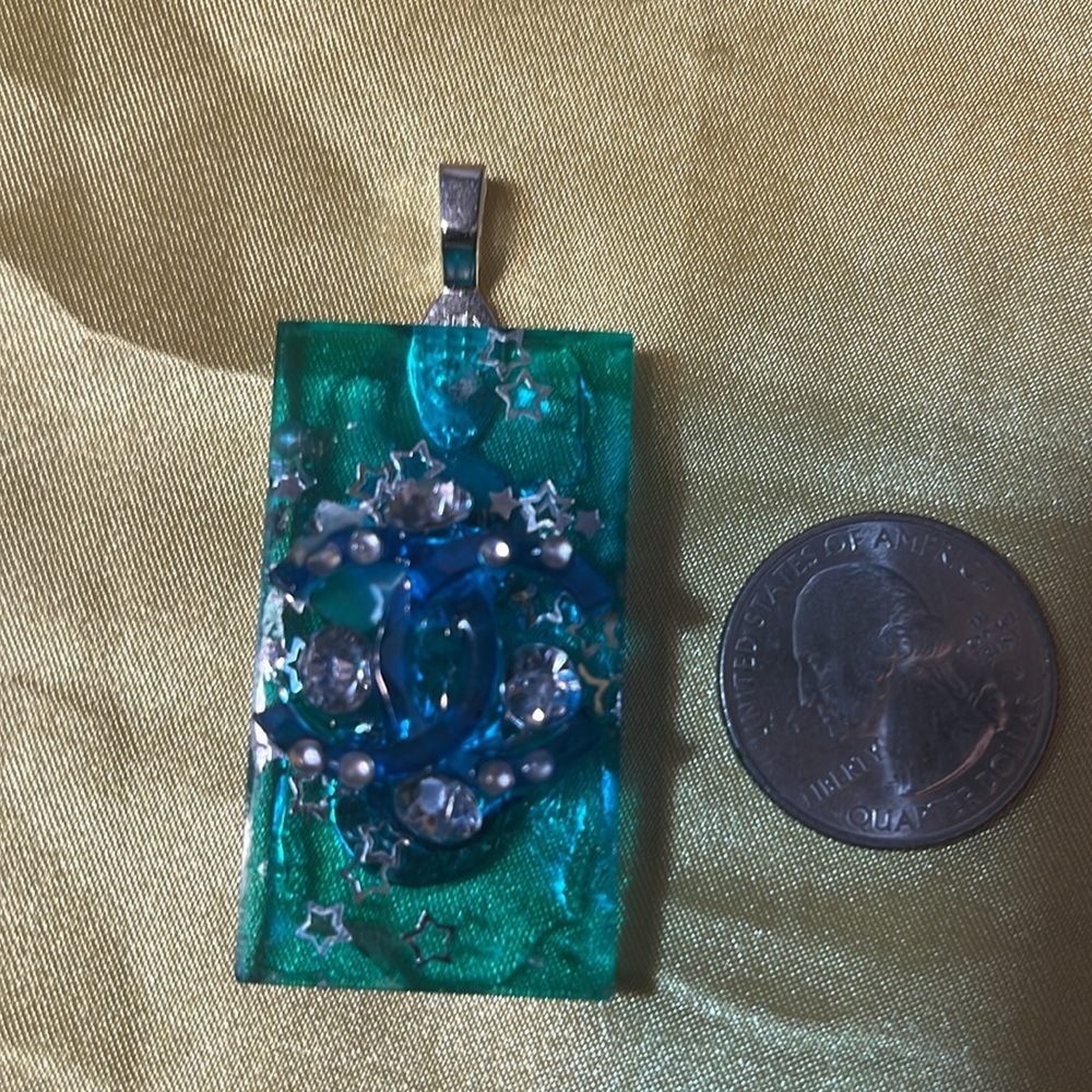 Luxury Inspired Initial Hand Crafted Rhinestone P… - image 2